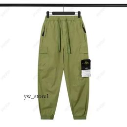 2023 Di alta qualità Stones Island Pantaloni Distintivo Primavera Estate Lusso New Stones Cintura Leggings Pantaloni cargo High Street Casual Stones Island 7540