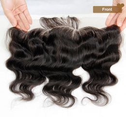 Malaysian Lace Frontal Closures Body wave 13x4 Middle 3 Way Part Full Lace Frontal 100 Unprocessed Malaysian Virgin Human Ha1850583