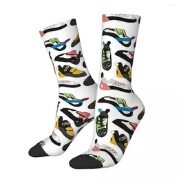 Men's Socks Climbing Shoes Harajuku Sweat Absorbing Stockings All Season Long Accessories For Unisex Christmas Gifts