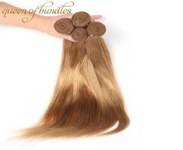 Peruvian Blonde Bundles Colour 27 Honey Blonde Indian Cambodian Malaysian Hair Weave Bundles Straight Human Hair Weave Extensions 39621265