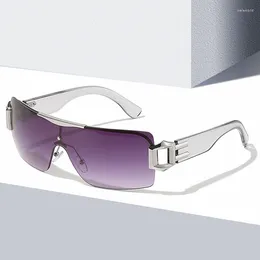 Sunglasses 2024 Trend European And American Sports Fashion Personality Glasses