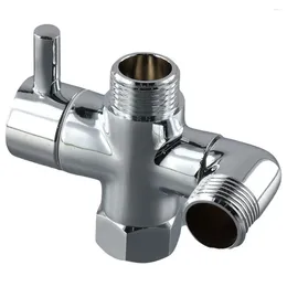 Kitchen Faucets 1/2 Inch Elbow Shower Diverter Durable All-Copper One-In-Two-Out Water Divider Valve Connector