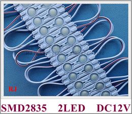 2024 방수 PVC 사격 LED 라이트 조명 모듈 DC12V 42mm*11mm*6mm SMD 2835 2 LED 1W
