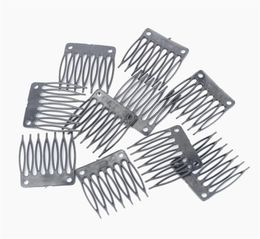 Cheap Plastic Wigs clips Wig combs Clip plastic comb For Wig Cap and Wig Making Combs hair extensions tools 50 pcs7442923