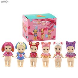 Dolls Dolls 6pcs/lot Sonny Angel Mini Figure Valentine's Day series Kewpie Baby Cute Figurine PVC Model Toys Dolls gift for Children L23