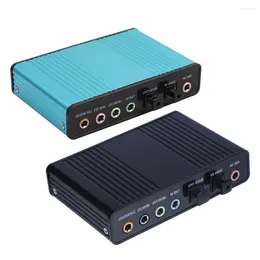 Computer Cables USB 6 Channel 5.1 External Optical Audio Sound Card For Notebook PC