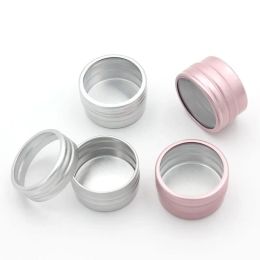 LuxRound 10g Aluminium Cosmetic Jar for Nails Crafts Lightweight Craft Pot Container with Screw Cap Lid Elegant Design Eqpsg ZZ
