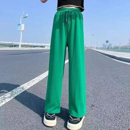 Shorts Girls Summer Wideleg Pants Children Casual Trousers Kids Loose High Waist Pants Teenage Girls Clothing