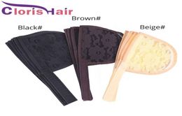 Stretchy Base For Making Ponytail 5Pcs Ponytails Hairnet Hair Bun Afro Puff Wrap Around Pony Tail Weaving Net2303302