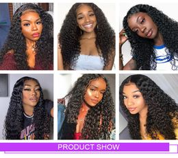 Indian Water Wave 4 Bundles Sunny Beauty Hair Wet Wavy Human Hair Weave Bundles Natural Ocean Wave Indian Curly for Black girl B1778892