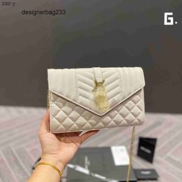 Small Chain Bags Designer Poplar Ins Bag Fragrant Ysbag ladies 2024 Shoulder Envelope Loulou Size Kate ES80