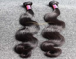 bella hair 8a brazilian body wave hair weaves unprocessd brazilian human hair 2pcs lot natural black hair extensions1490858
