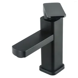 Bathroom Sink Faucets Square Base Counter Basin Efficient Filtration System Durable