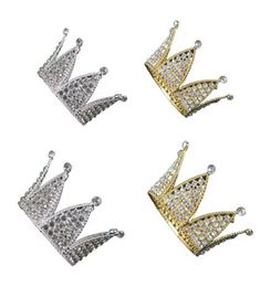 Baby Hexagon Luxury Rhinestone Crown Mini Tiara Wedding Hair Accessories Princess Girls Birthday Party Headband Decor215c5086405