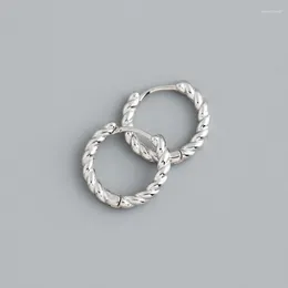 Hoop Earrings Fashion Silver Plated Weave Earring For Women Girls Party Wedding Jewellery E913