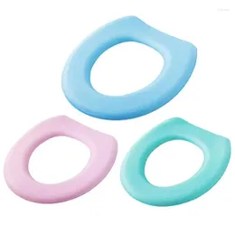 Toilet Seat Covers Cover Cushion Washable Sticker Foam Waterproof Silicone Four Seasons Household