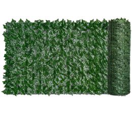Fencing Trellis Gates Artificial Hedge Green Leaf Ivy Fence Screen Plant Wall Fake Grass Decorative Backdrop Privacy Protection9261685