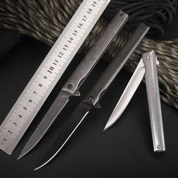Magic pen m390 powder steel folding knife high hardness sharp Mini self-defense outdoor portable