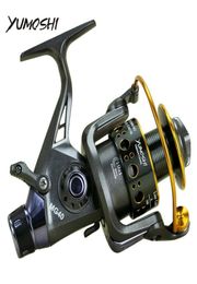 New Double Brake Design Fishing Reel Super Strong Carp Fishing Feeder Spinning Reel Spinning Wheel Type Fishing Wheel Mg5762207