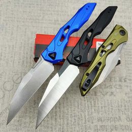 Huaao 7650 Folding Knife CPM 154 Blade Aluminium High-end Green/Blue/Black Handle EDC Survival Tactical Flipper Pocket