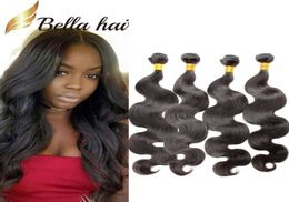 100 Brazilian Virgin Hair Body Wave Weaves Weft 1024inch 4pcslot Natural Black 9A High Quality Extensions Julienchina6623092