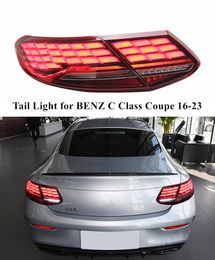 Car Turn Signal Tail Lamp for BENZ C Class Coupe LED Running Brake Fog Taillight 2016-2023 Light Automotive Accessories