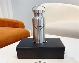 Winter Water Bottles Designer Luxury Vacuum Cup Pra Bottle P Brand Stainless Steel Drinkware With Box Thermos Mug 500ml Water 348F9706390