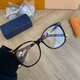 Sunglasses Designer Brand Plain Color Board with Large Black Frame Glasses, 57 Tortoiseshell Color, Can Be Paired Anti Blue Light Lenses of Different Degrees EJK4