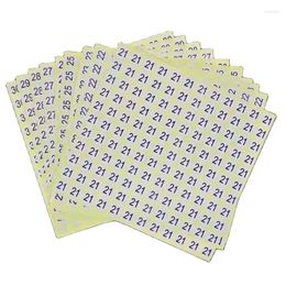 Gift Wrap 15 Sheet 1980 Pieces White Round Numbers 0-60 Self Adhesive Sticker Embossing Labels Scrapbooking Stamping