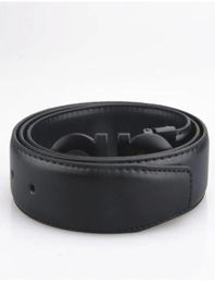 2023 Smooth leather belt luxury belts designer for men big buckle male chastity top fashion mens whole1546108