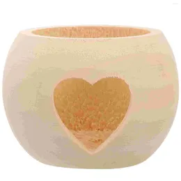 Candle Holders Wooden Heart Shaped Holder Wedding Table Centerpiece Window Candles Unique