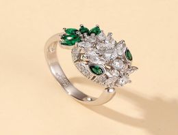 Wedding Rings Nothing2 Green Ring Girl Designer Fashion Personality Exaggerated ne High Sense Hand Jewellery Party Gift7332710