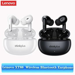 Earphones Original Lenovo XT88 TWS Wireless Earphones Bluetooth 5.3 Dual Stereo Smart Noise Earplugs Cancelling Touch Durable Battery New