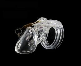 Plastic Clear Lucite Male CB6000S Chastity Device Chastity Belt Cock Cage Penis Ring Bondage Sex Toys Dildo Lock Sex Products5971254