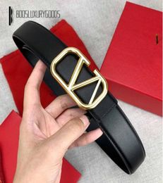 Belts for jeans Luxury valentino belt Designer Women needle buckle Fashion Letters Plaid Print Golden belt party Favours size 10018464265