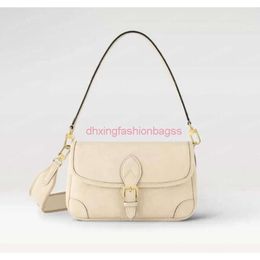 Diane BAG Highquality satchel 9A With Jacquard crossbody strap Embossed Leather Shoulder Bags Vintage Cross Body Women tote Messenger Handbags wallet