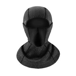 Cycling Balaclava Men Windproof Warmth Face Mask Outdoor Running Headwear Motorcycle Riding Bike Cap With Eyeglass Hole Unisex240102