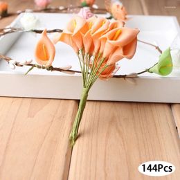 Decorative Flowers Foam Artificial PE Mini Fake Flower For Home Decor Party Wedding Decoration DIY Craft Garland Scrapbook Gift Accessories