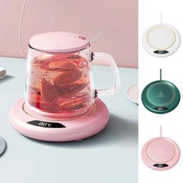 USB Cup Warmer Portable 20W Coffee Mug Heating Coaster Smart Thermostatic Plate Milk Tea Water Pad Heater 240102