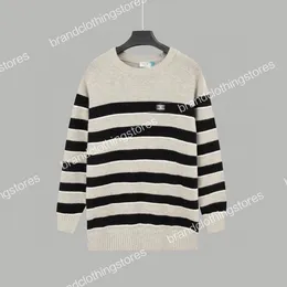 Mens Sweaters Wool With Letters Pattern Colourful Round Neck Sweatshirts Knits Long Sleeevs Unisex Outwears Warm Tops Man prad Sweater gd122106