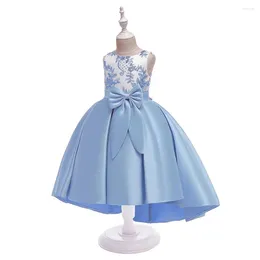 Girl Dresses Princess Flower Girls Dress Summer Wedding Birthday Party Kids For Children's Costume Teenager Prom Designs