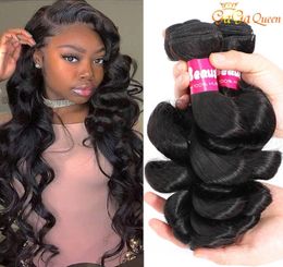 Brazilian Loose Wave Virgin Hair Bundles Whole Brazilian Virgin Hair Loose Wave 4 Bundles Unprocessed Human Hair Weave Bundles2117814