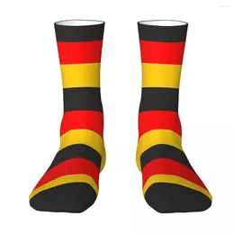 Men's Socks All Seasons Crew Stockings Flag Of Germany Harajuku Fashion Hip Hop Long Accessories For Men Women Gifts