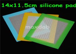 tools 100pcs Silicone Wax Mats Square sheets pads mat barrel drum 26ml silicon oil container dabber tool for glass bong nector9015728
