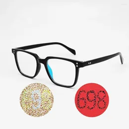 Sunglasses Glasses For People With Red-green Colorblindness Daltonism And Colour Weakness Plastic Half Frame Two-sided Coating Lenses