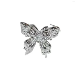 Cluster Rings Ladies Liquid Butterfly Open Hypoallergenic Comfortable Fit Finger For Birthday Stage Party Show