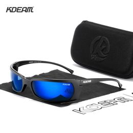 Sunglasses Kdeam New 2020 Goggles Uv400 Polarised Sunglasses Men Uniquely Shaped Sun Glasses Unisex with Original Box Kd7704