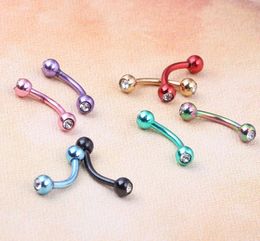 New Cool 100pcs Whole Lots Labret Lip Body Pierce Nipple Navel Belly Eyebrow Bar Rings Tongue Rings Lip Accessories8636660