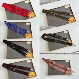 Top Quality Real Leather Bag Parts shoulder strap Canvas Straps Women Adjustable Crossbody Replacement handbag strap purse shoulder bags shoulder straps 44823