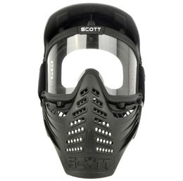 Double Layer Lens Sports airsoft paintball CS Anti fog bulletproof goggle full face mask visor1342574